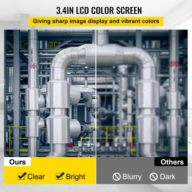 Endoscópio/Borescópio industrial com Câmara de inspeção de 50 mt envio gratis