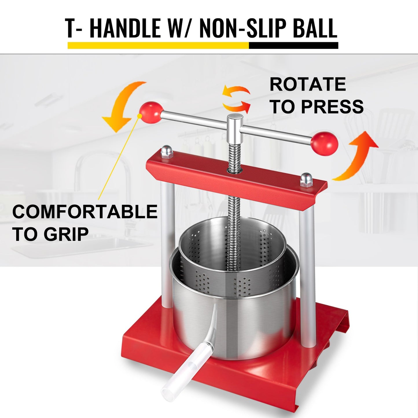 Prensa manual para queijo frutas ect novas varios tamanhos