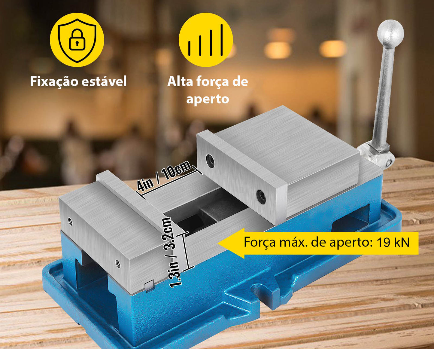 Torno de fixação de parafuso