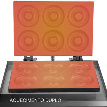 Fabricante de Mini Donuts Elétrico  - 6 Donuts