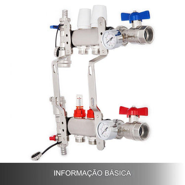 Coletor de Aquecimento Radiante em Aço Inoxidável