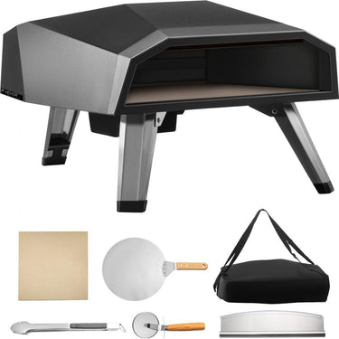 Forno a Gás de Pizza  com Pedra e Churrasqueira