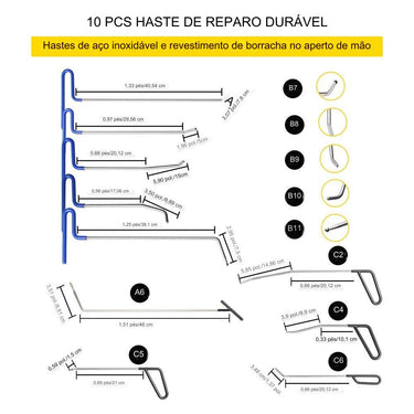 Kit Reparação Amolgadelas 89 Peças