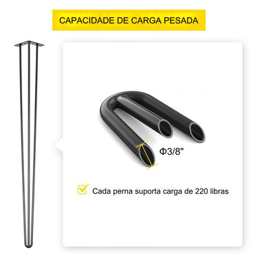 Pernas Mesa 4 Unidades 86.3 cm