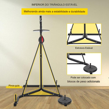 Suporte de Saco de box  Resistente e Dobrável profissional