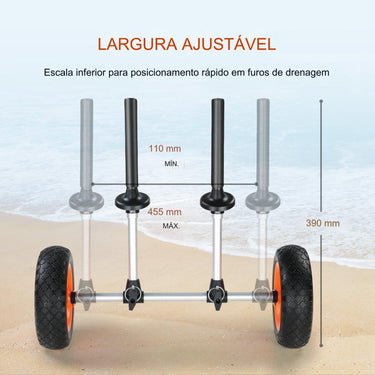 Carrinho de Kayak (Até 127kg)