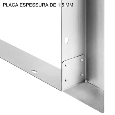 Estrutura de Acabamento para Grelhador