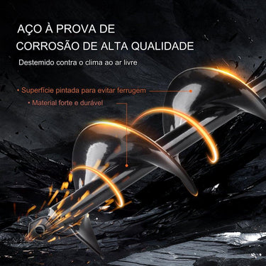 Broca de Terra  de 38 mm a 776 mm - 4 Tamanhos