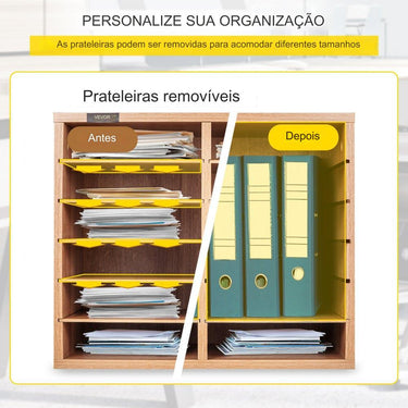 Organizador 12 Compartimentos  - Branco