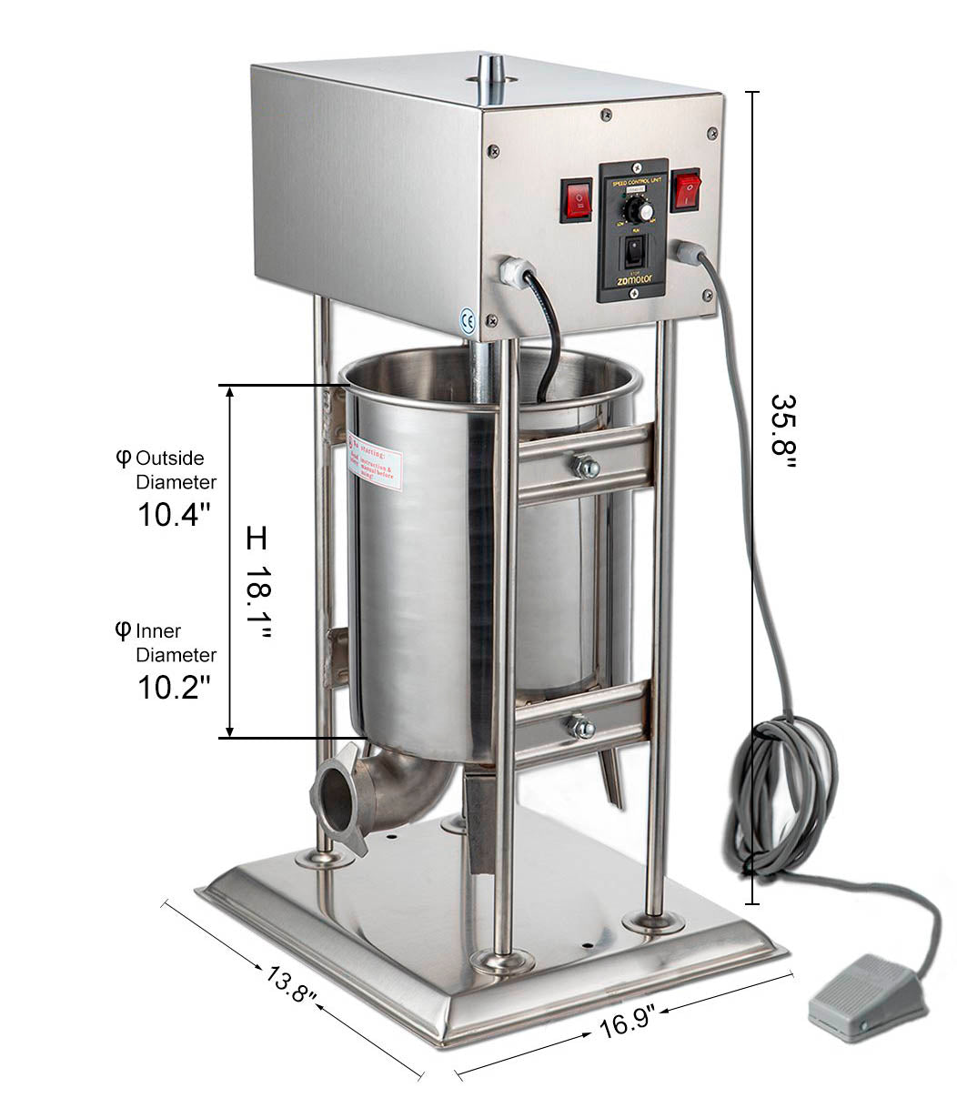 Máquina para Encher Salsichas enchidos chouriças elétrica