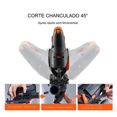 Serra Sabre  800W de 6 Velocidades Ajustáveis