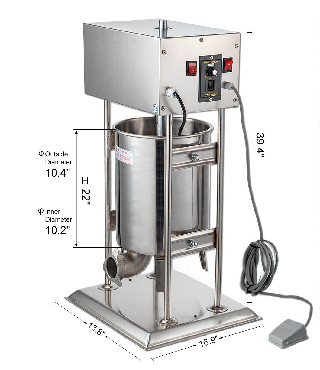 Máquina para Encher Salsichas enchidos chouriças elétrica