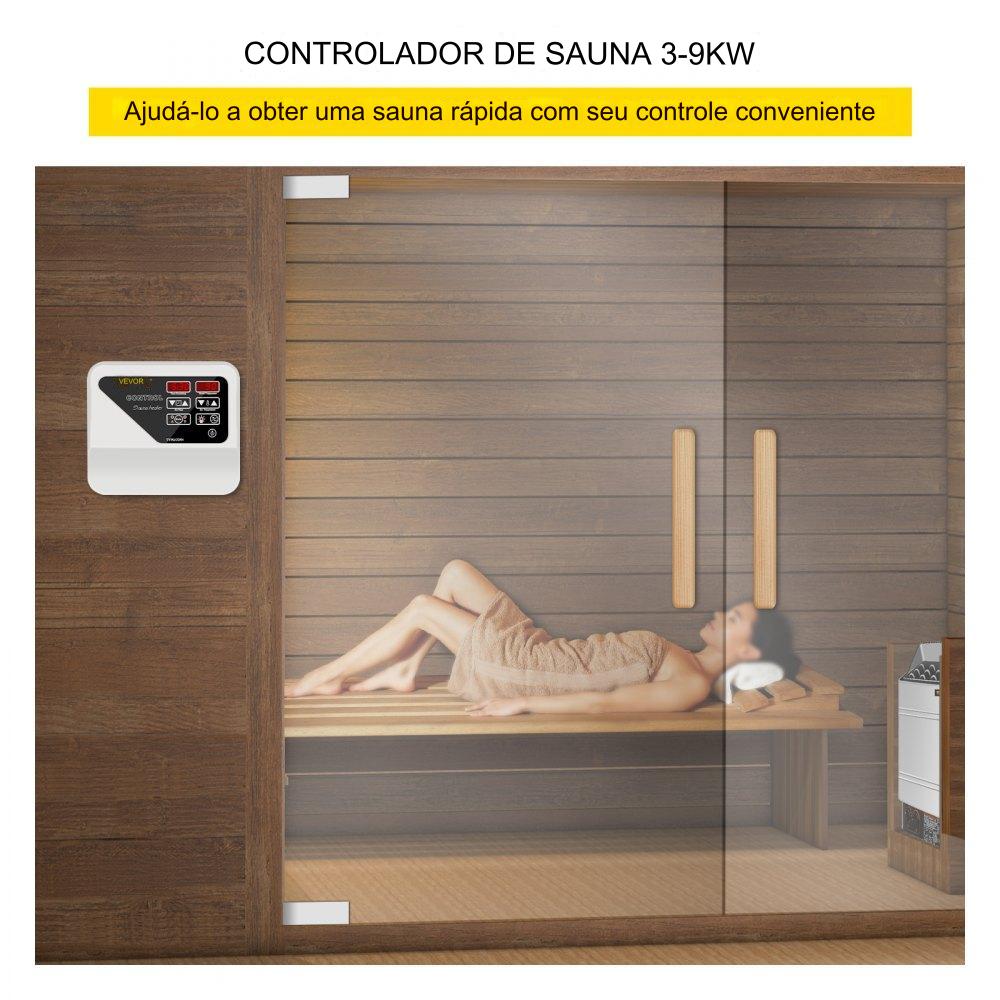 Sauna Elétrica - 39kW Controlador