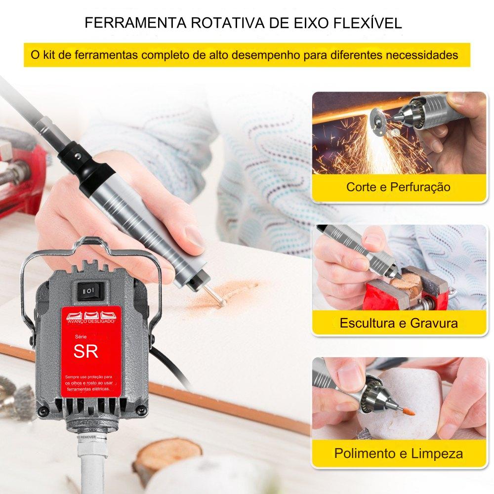 Flexível com Eixo de 4mm para Jóias