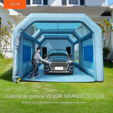 Cabine de Pintura Inflável - 5.8x3.1x2.3m