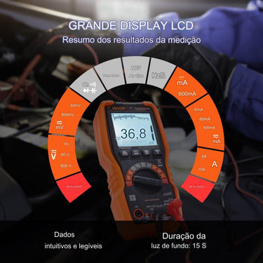 Multímetro Digital  6000 Contagens