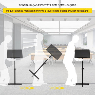 Púlpito  - altura ajustável de 765 a 109cm