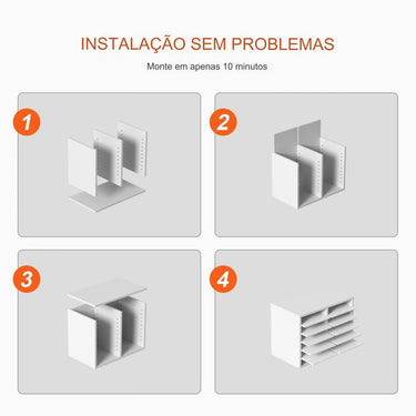 Organizador de documentos  - 520x305x410mm branco