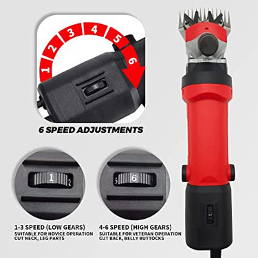 Máquina de tosquiar ovelhas 1000W