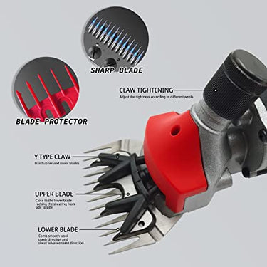 Máquina de tosquiar ovelhas 1000W