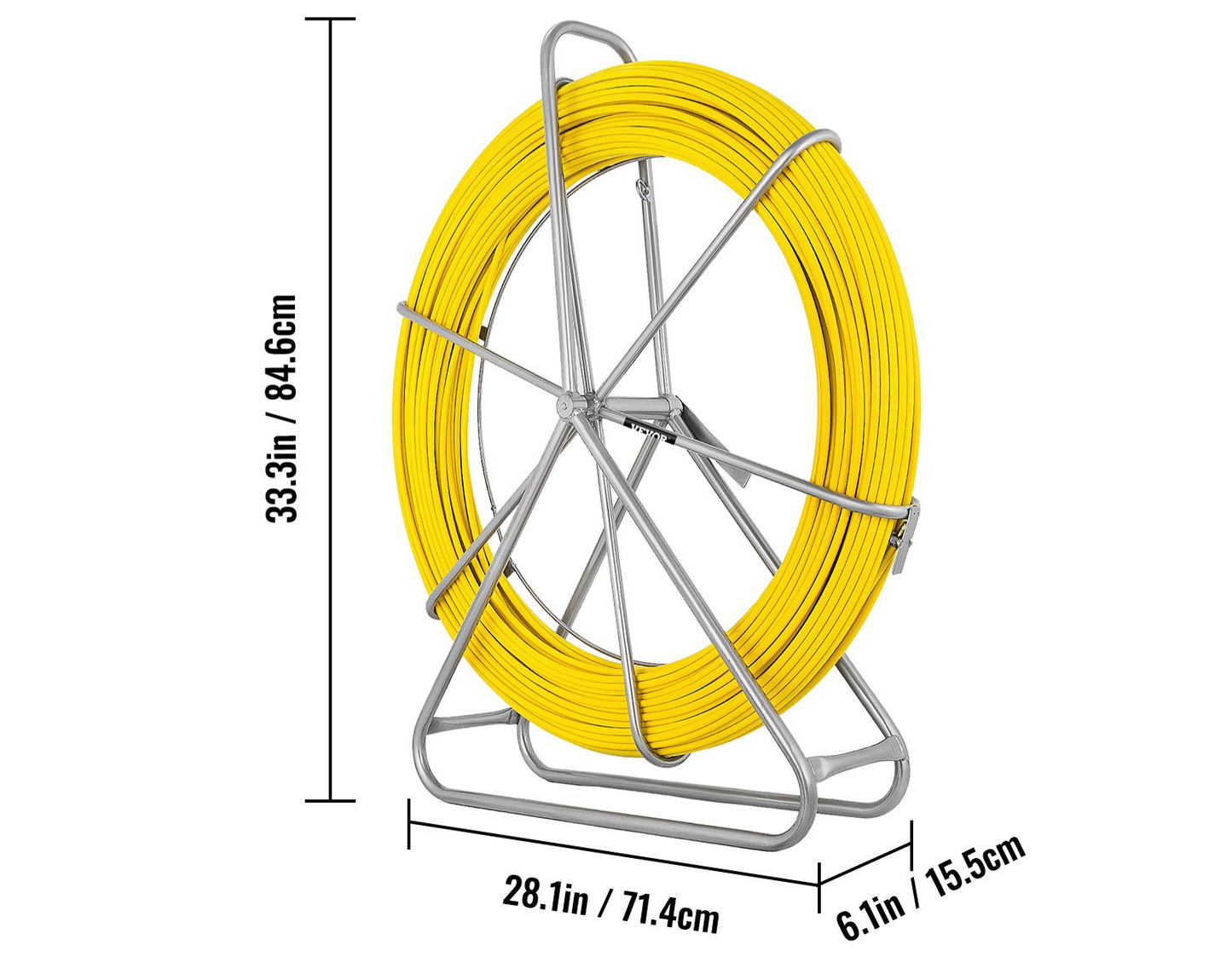 Guia de fibra de vidro passar cabos 150m