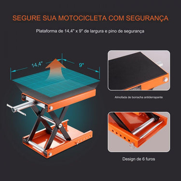 Elevador Hidráulico para Motocicletas de 500 kg