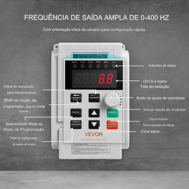 Inversor de Frequência 4 kW 18A 5PS