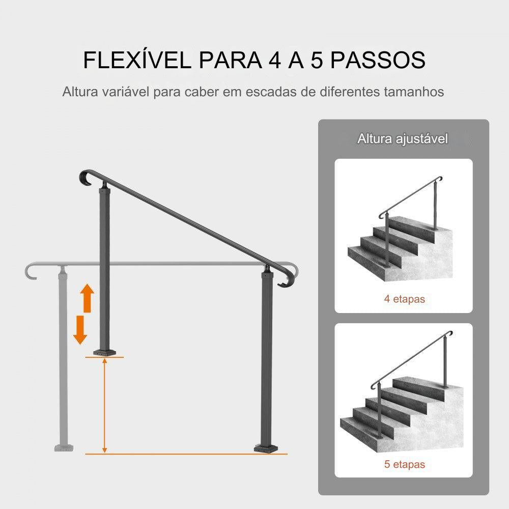 140x135x97 Corrimão exterior