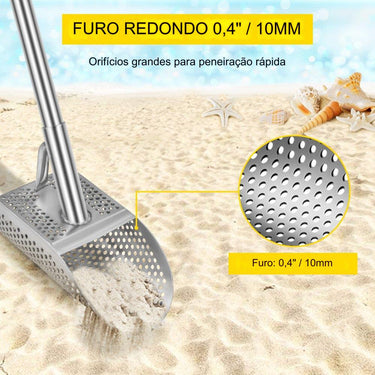 Conjunto de Pá e Detector de Metal