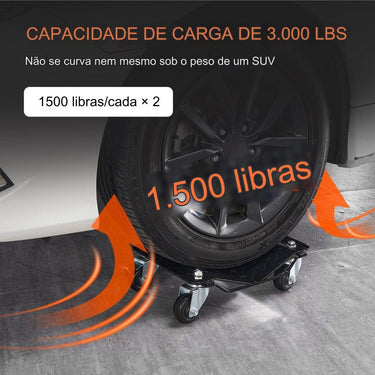 Carrinho de Reboque 2 Rodas 1400kg