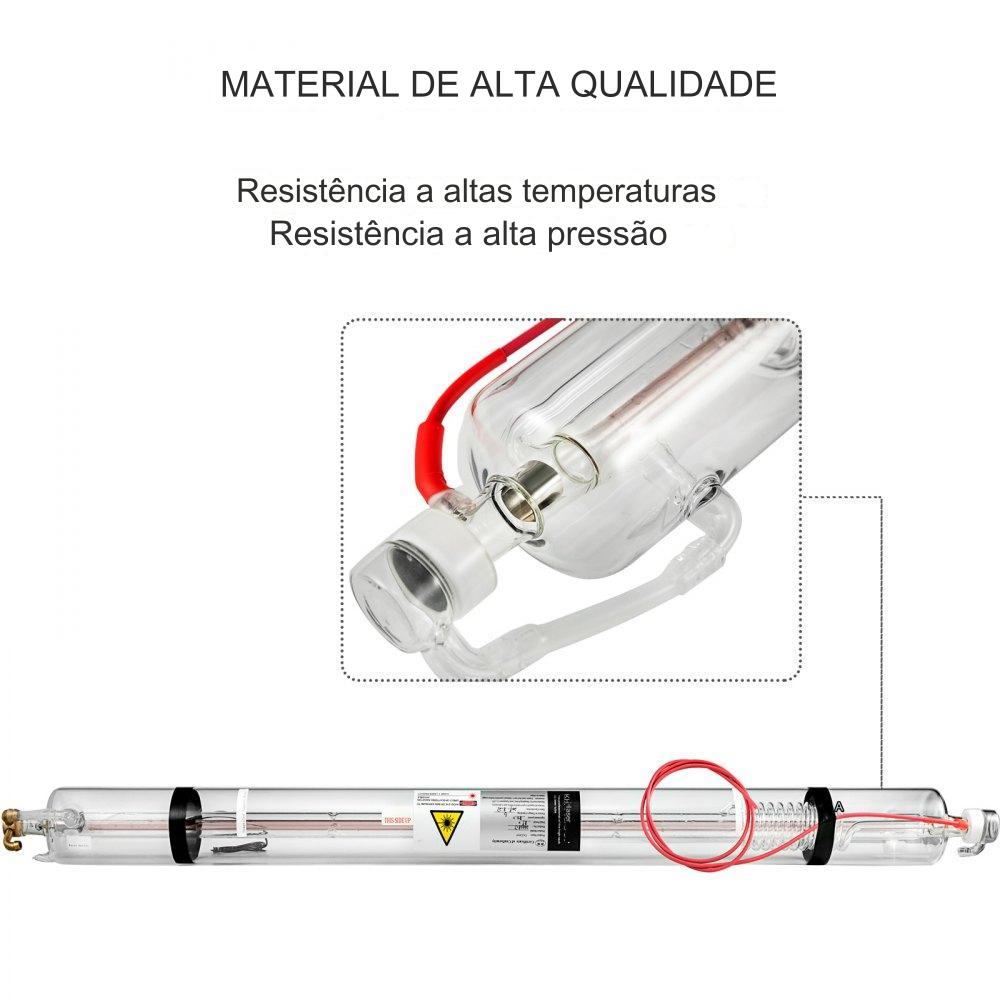 Tubo de Laser de CO2 80W para Máquina de Gravação a Laser