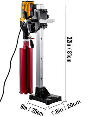 Maquina carotes caroteadora 2180W 6 polegadas 160 mm furar betao abrir buracos lage