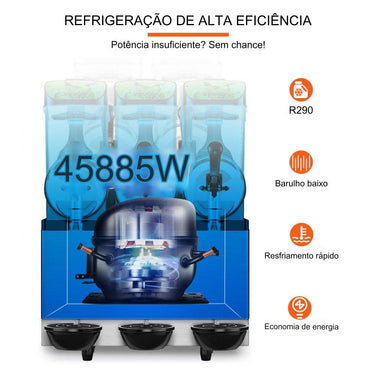 Máquina de Slush (15L x 3)