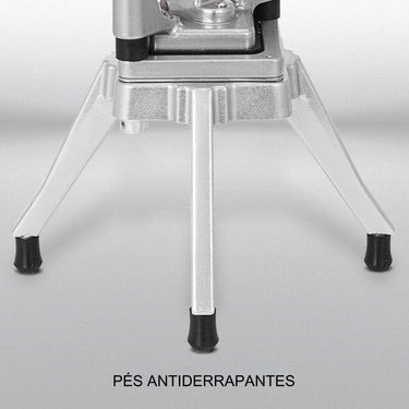 Cortador de Legumes Industrial de 1/4" em Alumínio