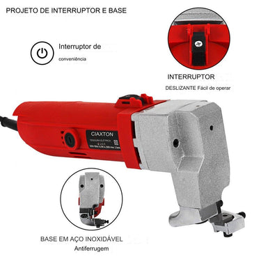 Tesoura de Metal Elétrica - 2.5mm