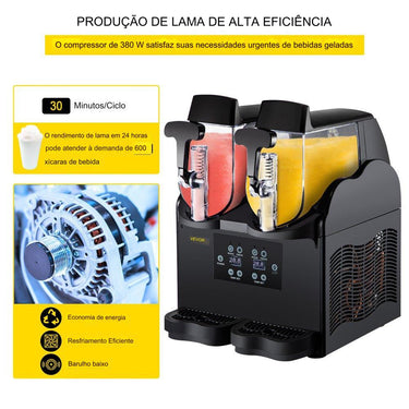 Máquina de Slush de 2 x 2.5L