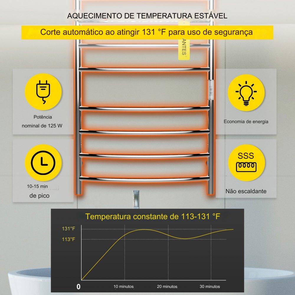 Aquecedor de toalhas para  casa de banho quarto