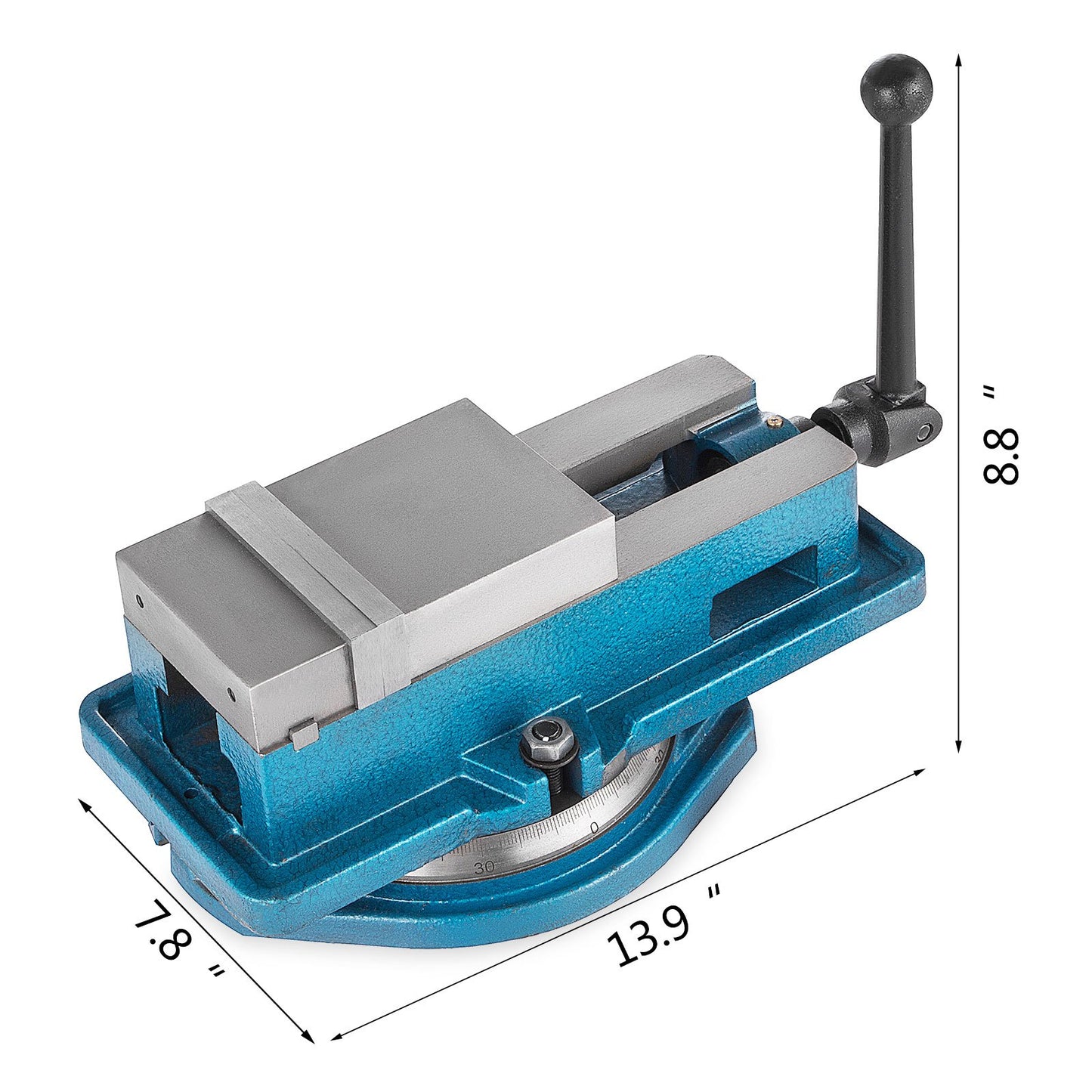 Torno 100mm Mesa Torno 100mm Braçadeiras de Banco 16kg Metal Profissional Ferro Fundido Torno para Furadeiras Pilar Garras Largas