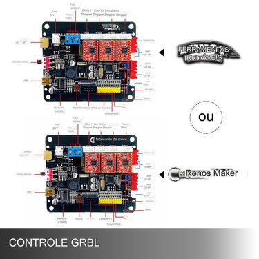 Máquina de Fresagem CNC 2418 3 Eixos
