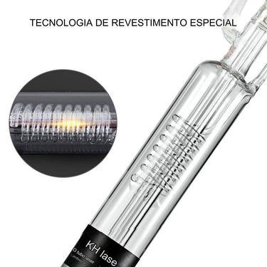 Tubo de Laser de CO2 40W para Máquina de Gravação a Laser