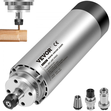 1,5 kW Motor do fuso CNC Motor de ar resfriado de ar resfriado a ar motor 220-250 V motor refrigerado a ar para tensão CNC Zanger 8000-24000 U/min Motor de eixo refrigerado a ar refrigerado pelo vento