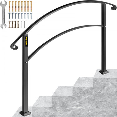 FRIANÇA DE RAILING RAILING HANDRAIL FERRION FERRO DE 5 PASSOS ESTADOS