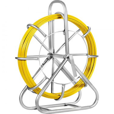 130M CABO HODDER FIBERGLASS PULL 4,5T CABO DE CURO DE LAÇO CABO DE FIANÇA DE 6MM RADIIO DE FIBERCLAS DE FIBERCLASS COM CAGA E STAND BAND BAND 150G/M