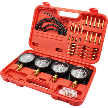 Combustível Carburador de Vácuo Sincronize Tool Kit Synchronizer Sync Gauge Set com Mangueira de Borracha, A-100, Conjunto de Sincronizador de Carburador de Vácuo