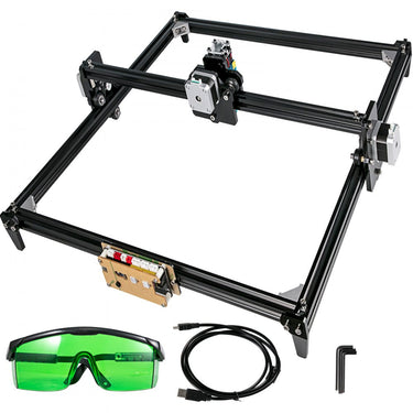 Mini Máquina de Fresagem CNC 40x50cm com Laser 500mW