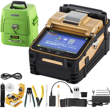 FIGH FUSION Splicer AI-8, foco automático com aquecimento automático, para splicing óptico 6 s tempo dividido, aquecimento de 15 s, dispositivo de divisão de fusão para fibra óptica