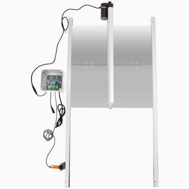 Porta Automática Galinheiro celerio aves  52x96cm Deslizante Pato