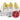 DIAMEIRO SAW SAWS 20/27/55/68MM Diâmetro, serra de orifício 5x Conjunto de diamante com altura do segmento de 15 mm e comprimento de 60 mm para perfurar materiais duros, como cerâmica, mármore, alvenaria