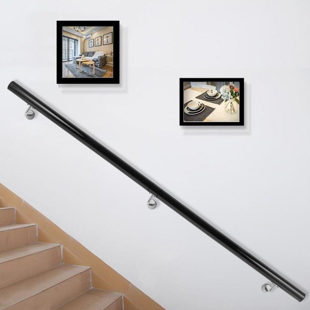 FIR RAILING DE 183 cm Railing de escada, preto, medição de 5 cm, feita ...