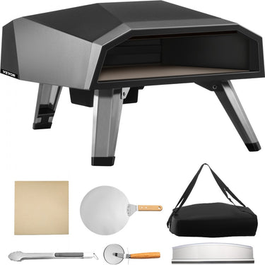 Forno a Gás de Pizza  com Pedra e Churrasqueira